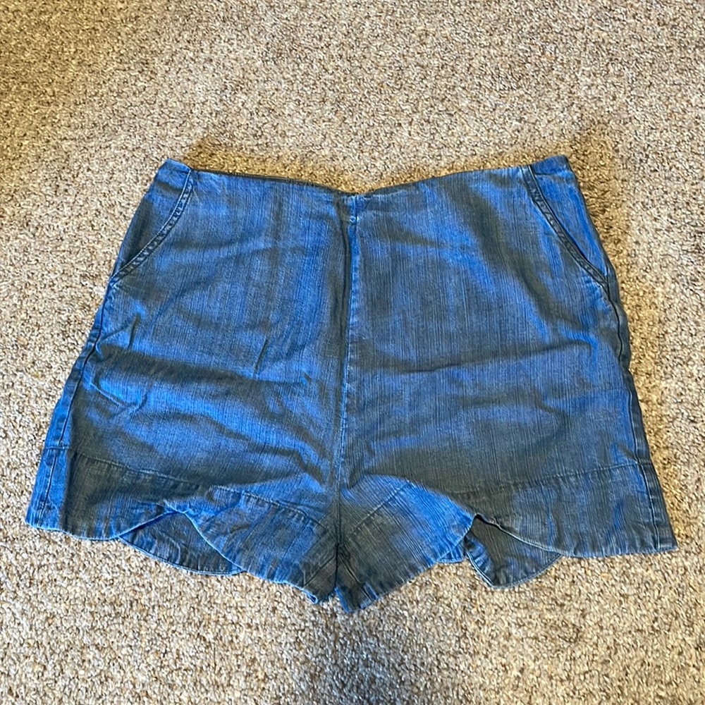 Denim shorts
